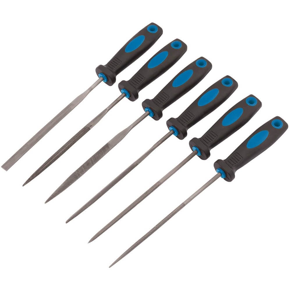 Draper 83480 Soft Grip Needle File Set 150Mm (6 Piece) per set
