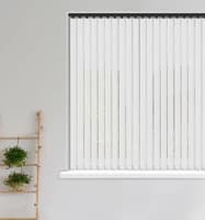 Carnival 89 China White Electric Vertical Blinds Polyester