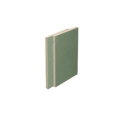 British Gypsum Green Gyproc Moisture Resistant Square Edge Plasterboard, 2400x1200x12.5mm