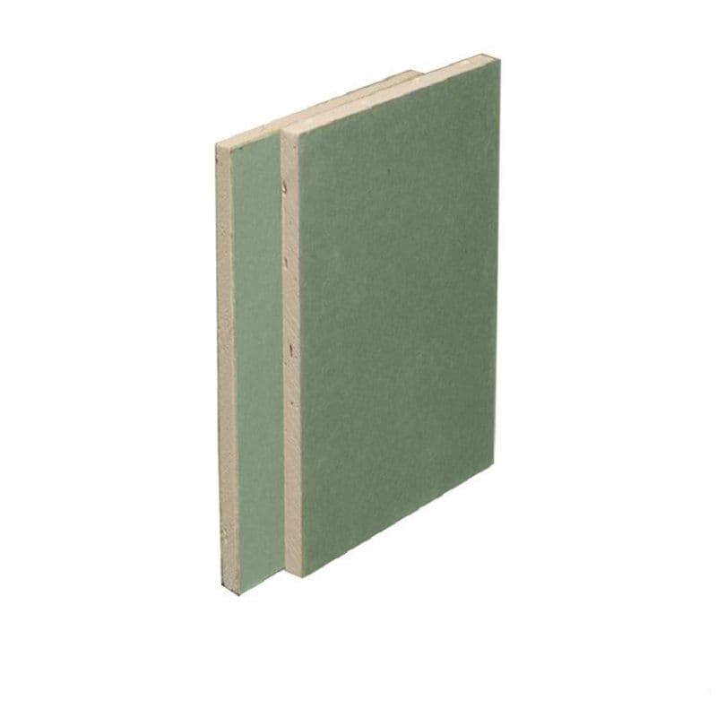 British Gypsum Green Gyproc Moisture Resistant Square Edge Plasterboard, 2400x1200x12.5mm