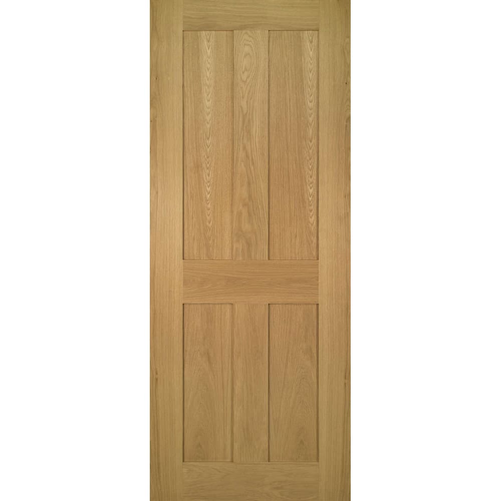 Deanta Eton Unfinished Oak Fire Door 30m 1981mm x 610mm x 45mm