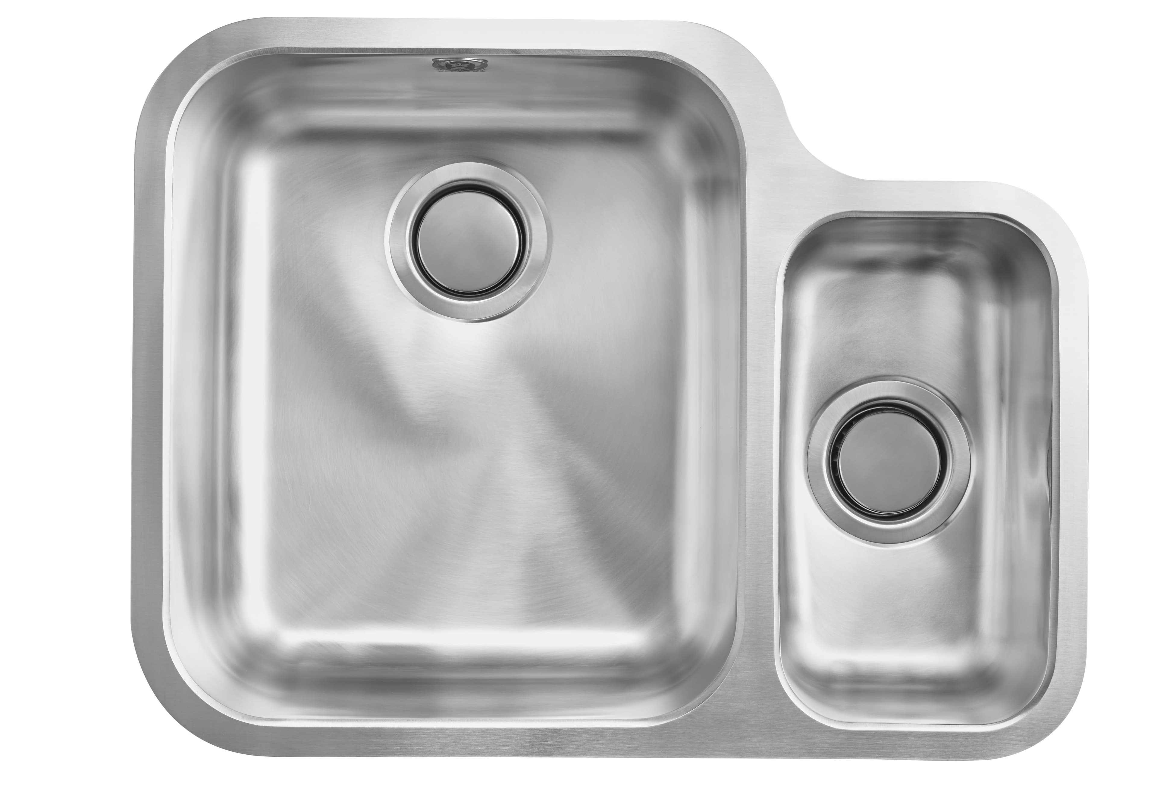 Carron Phoenix Ibis 1.5 Bowl Undermount Stainless Steel Right Hand Drainer Kitchen Sink