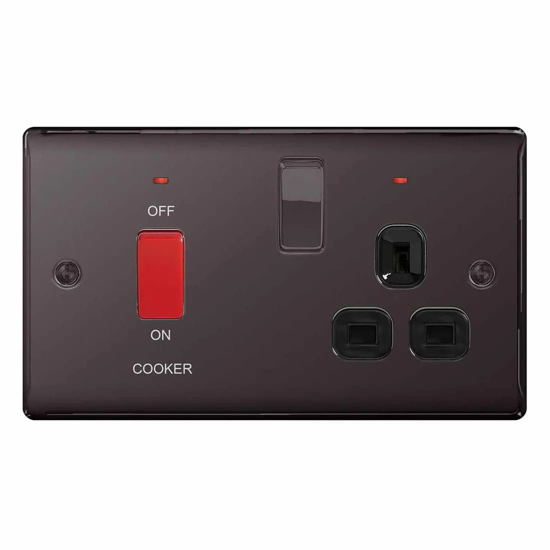 Bg Nexus Cooker Control Unit With Neon Black Nickel