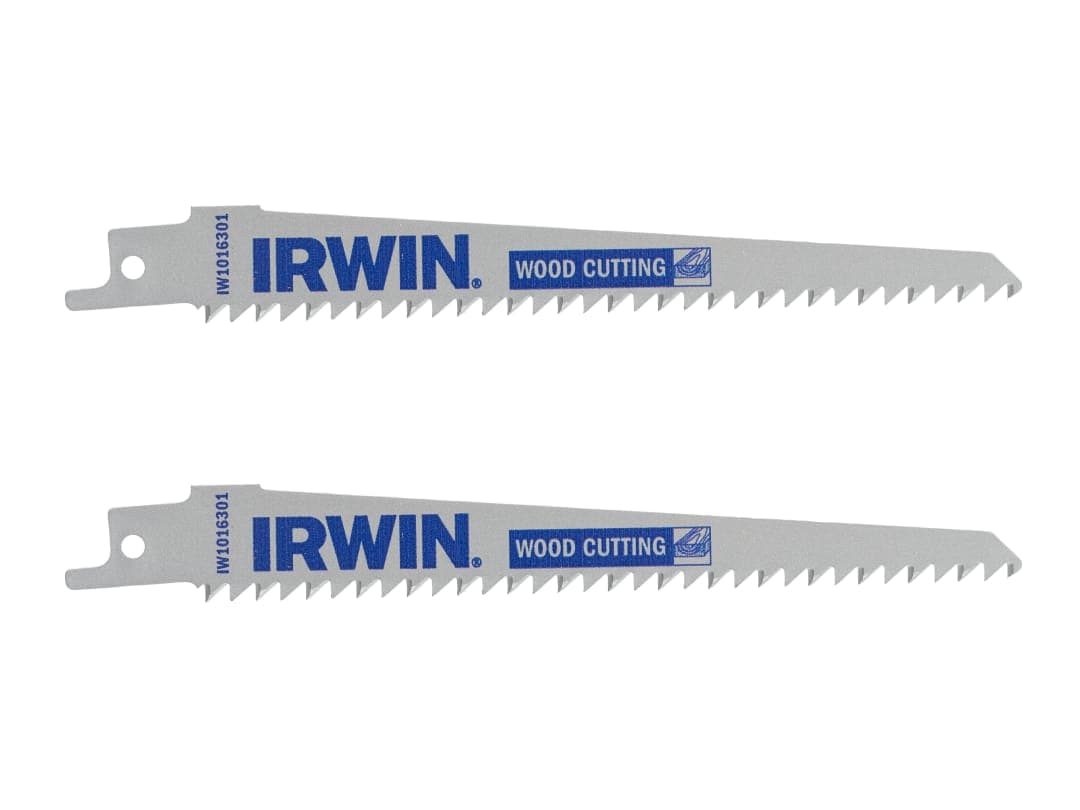 Irwin IRWIN® Sabre Saw Blade Wood/PVC Cutting 152mm (Pack 2) IW1016301
