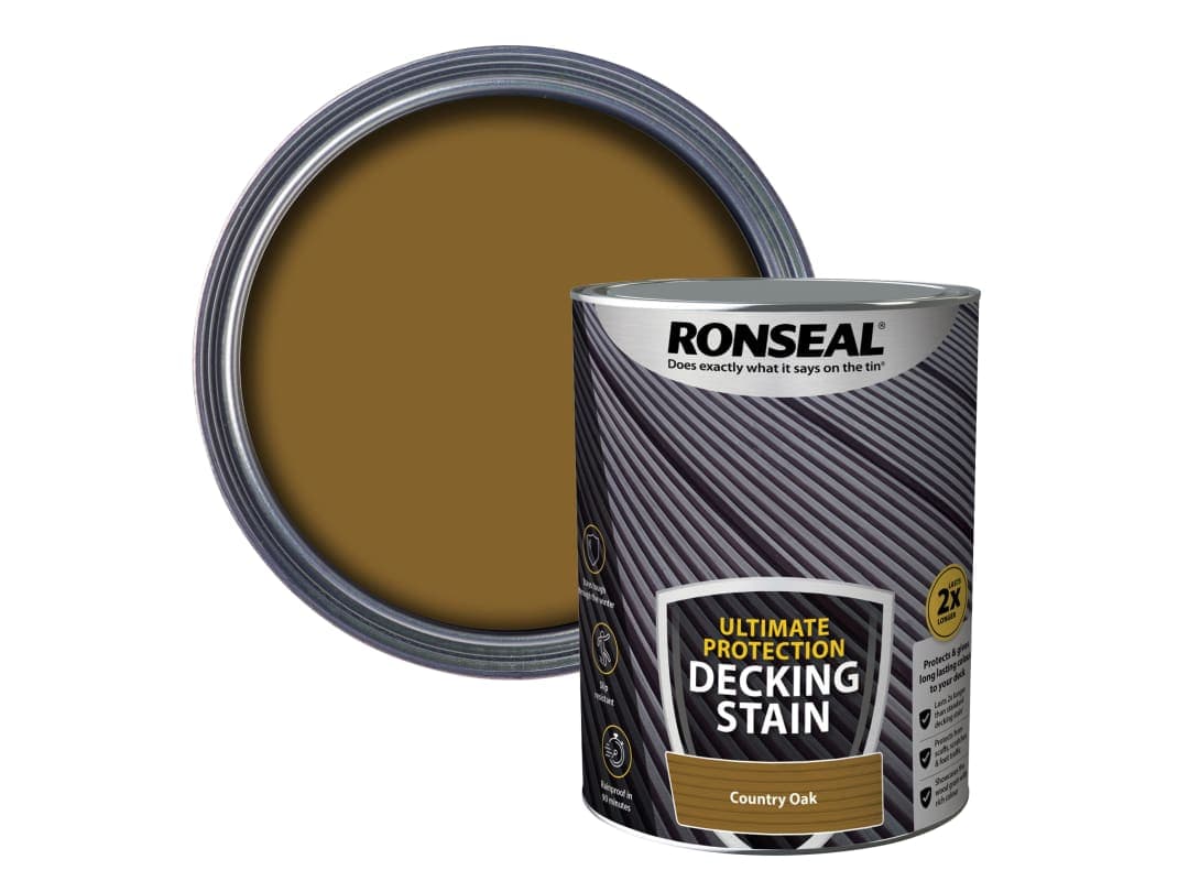 Ronseal Ultimate Protection Decking Stain Country Oak 5 litre 39111