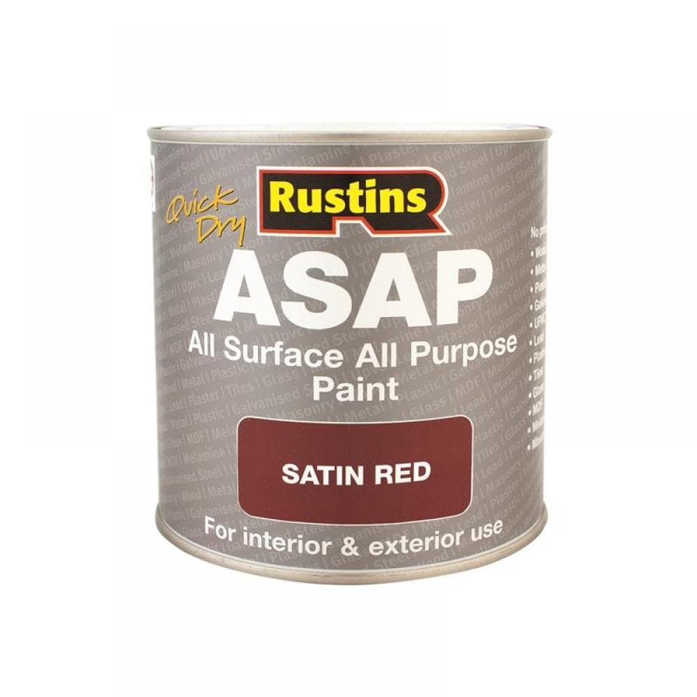 Rustins ASAPRD250 Asap Paint Red 250Ml