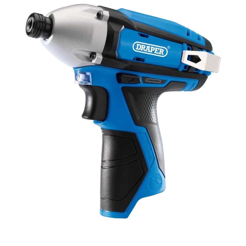 Draper 12V Impact Driver 1/4in Hex. 1 X 1.5Ah Battery 1 X Fast Charger each 1 70332
