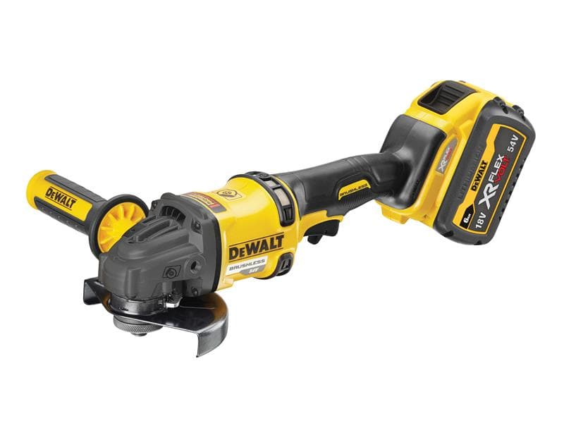 Dewalt DCG418T2-GB Dcg418T2 Xr Flexvolt Grinder 125Mm 54V 2 X 2.0Ah Li-Ion