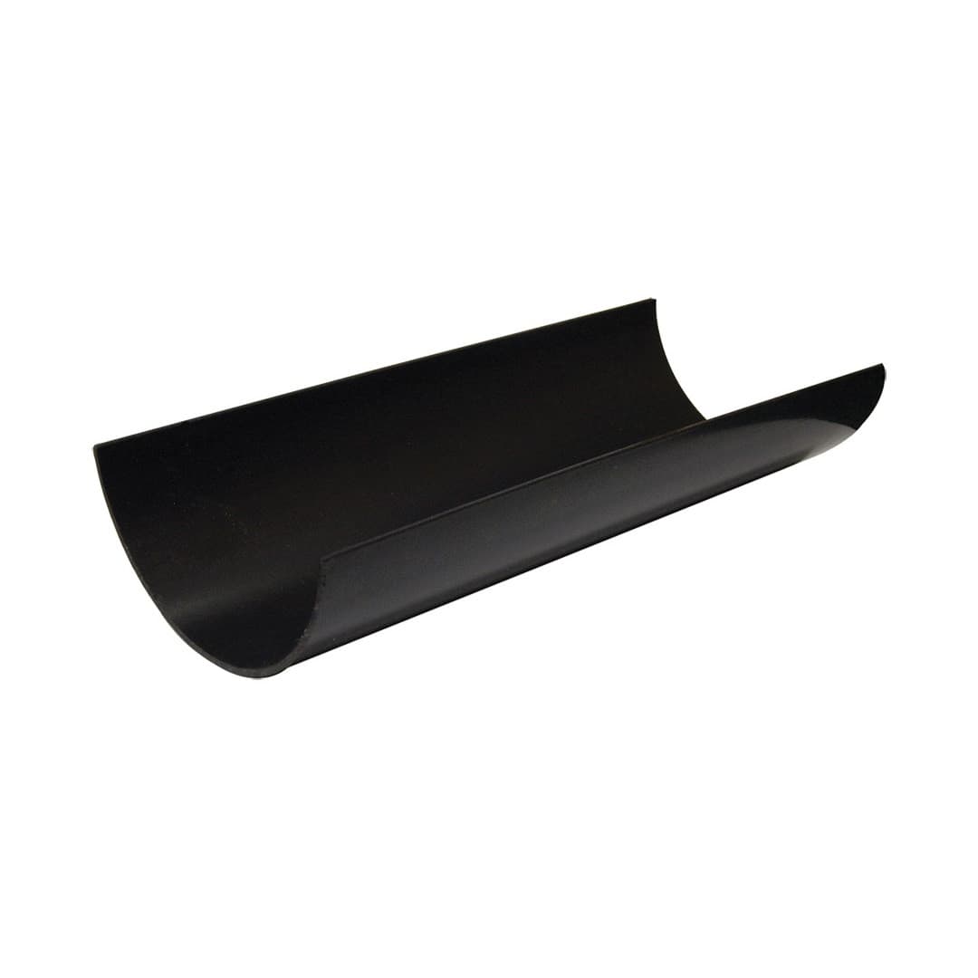 Floplast 112Mm Black Half Round Gutter RG2B