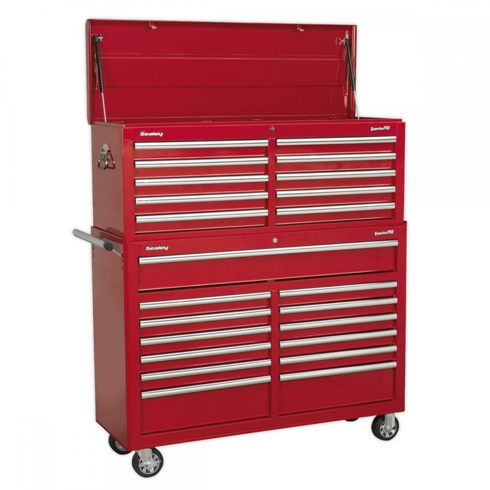 Sealey AP52COMBO1 Tool Chest Combination 23 Drawer With Ball-Bearing Slides - Red