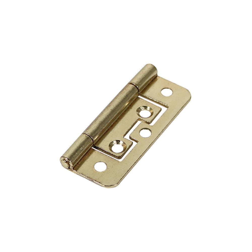 Timco 434946 Flush Hinge (105) - Electro Brass 63 X 37