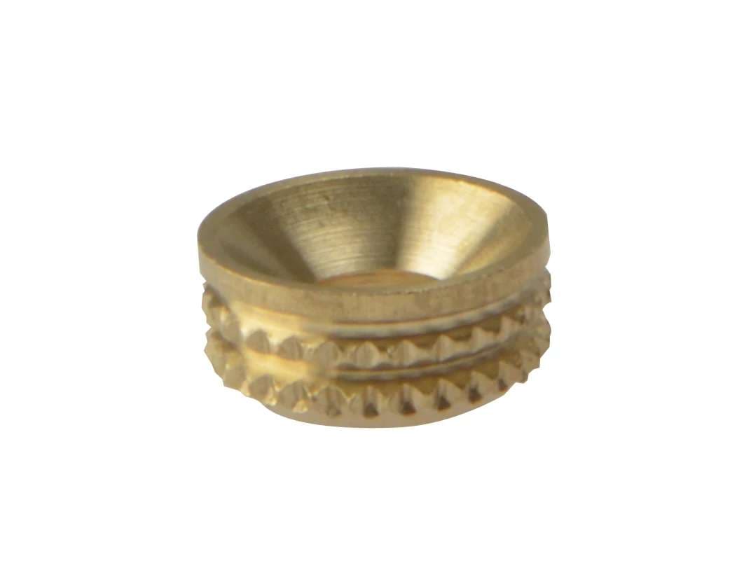 Fandf 100SCS8B Screw Cup Sockets - Brass No. 8ftS (Bag Of 100)