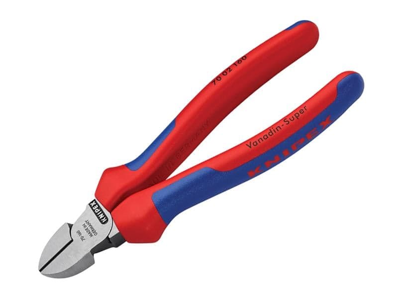 Knipex 70 02 160 SB Diagonal Cutters Multi-Component Grip 160Mm