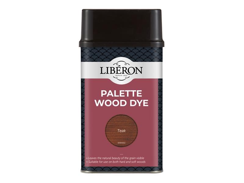 Liberon 126746 Palette Wood Dye Teak 500Ml