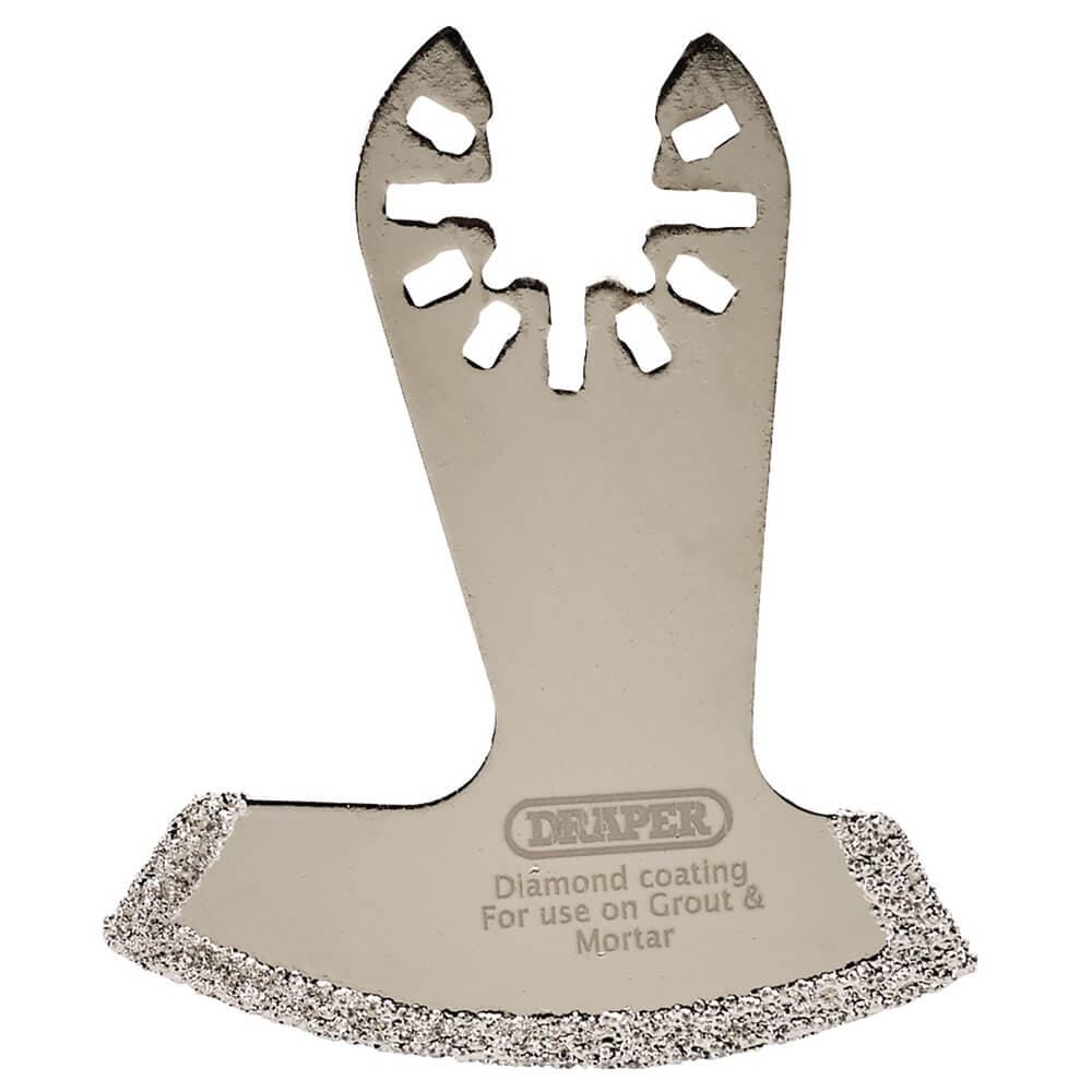 Draper 70473 Oscillating Multi-Tool Diamond Coated Cutting Blade 52Mm each