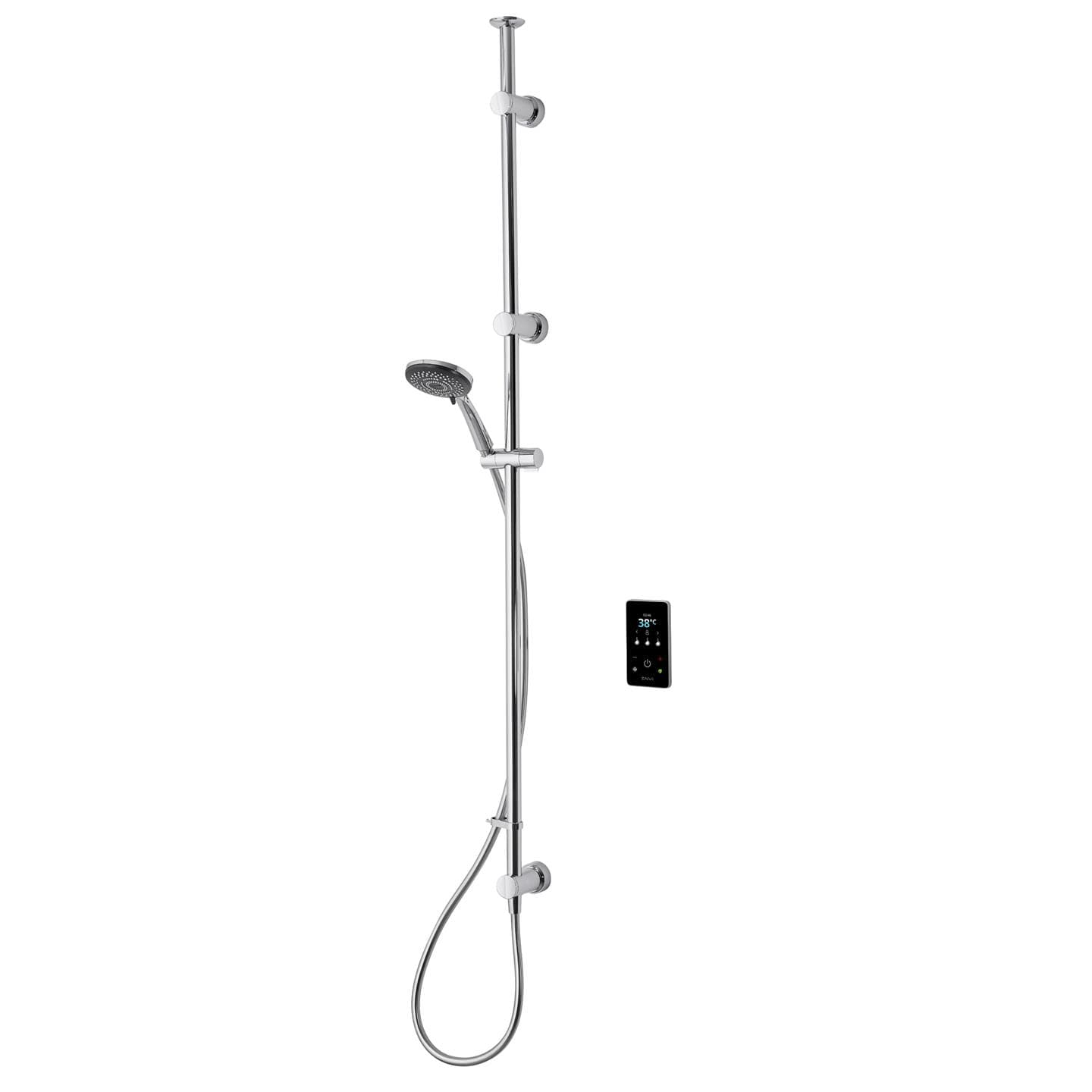 Triton ENVi 10.5kW Thermo Electric Shower Single Outlet Ceiling Fed Kit -Silver