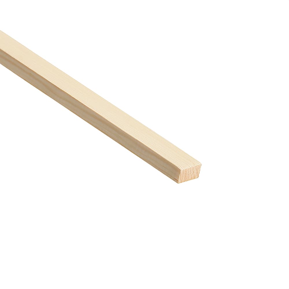 Cheshire Mouldings Clear Moulding PSE Pine 9 x 18mm x 2.4m