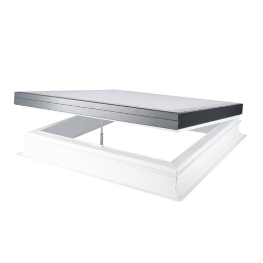 COXDOME Lumiglaze Flat Glass Manual Rooflight 1200 x 1200mm