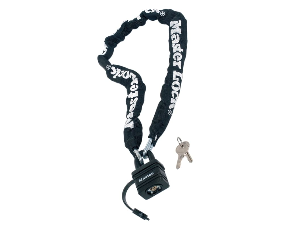Master Lock Weather Tough 40mm Padlock & Chain 90cm x 6mm 8390EURDPRO