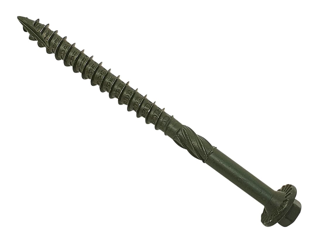 ForgeFix Timber Fixing Screws Green Treated 6.3 x 87mm Bag 20 20TF87
