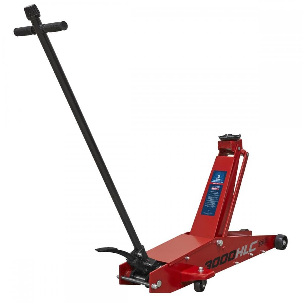 Sealey 3000HLC Trolley Jack 3 Tonne Long Reach High Lift