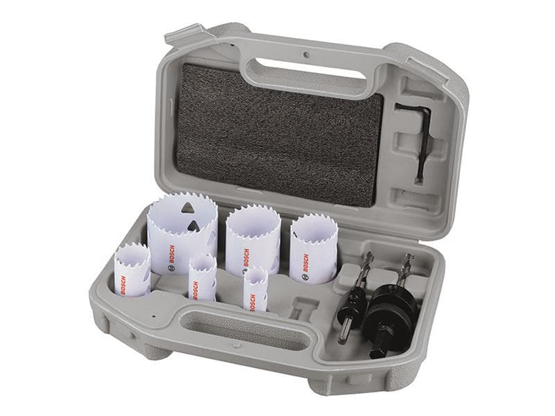 Bosch Powertool Accessories 2.608.594.612 Multi Material Hole Saw Plumbers Set 9 Piece
