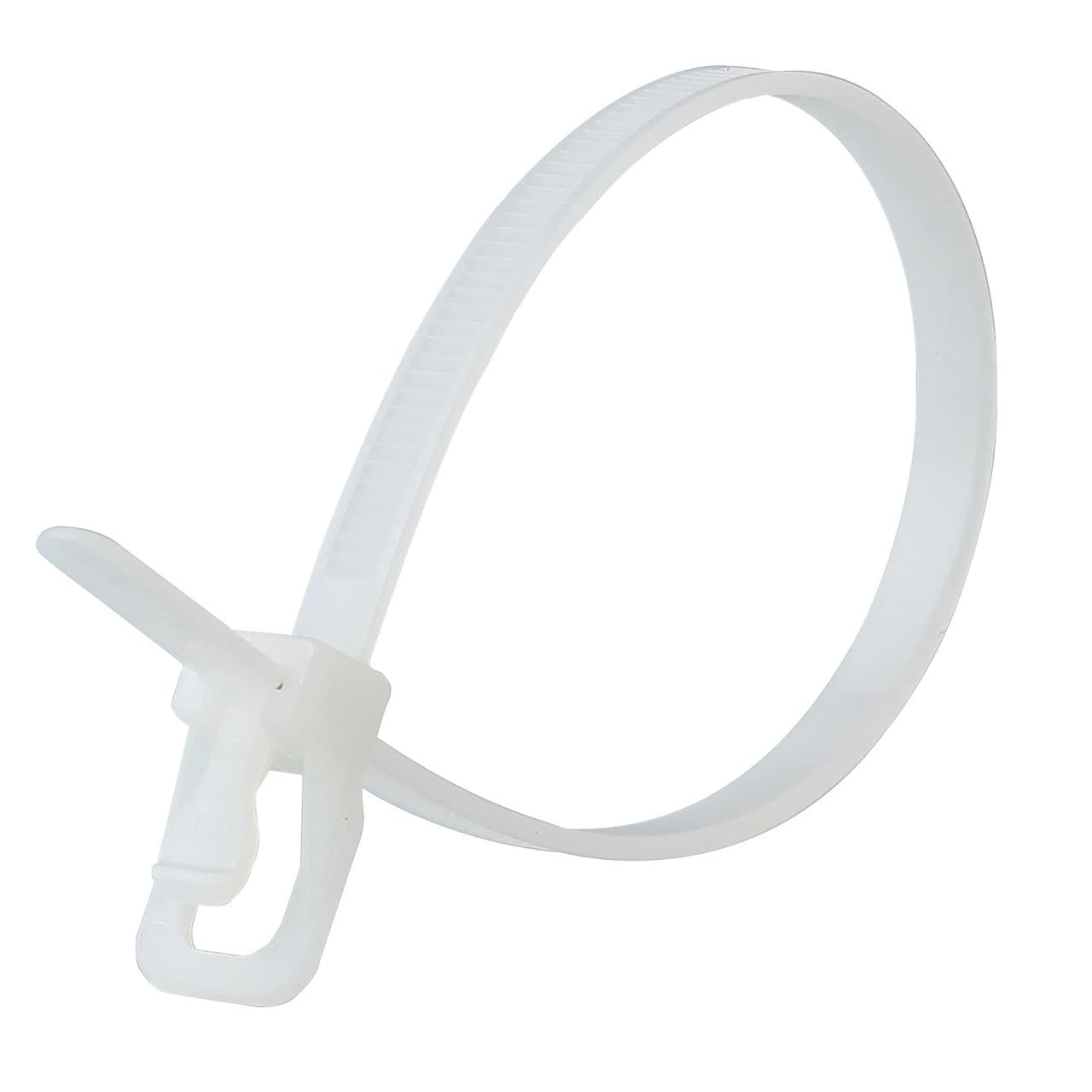 Retyz Evt-S14Nl-Ta Everytie Reusable Cable Ties In Natural 355Mm/14In (Pack Of 100)