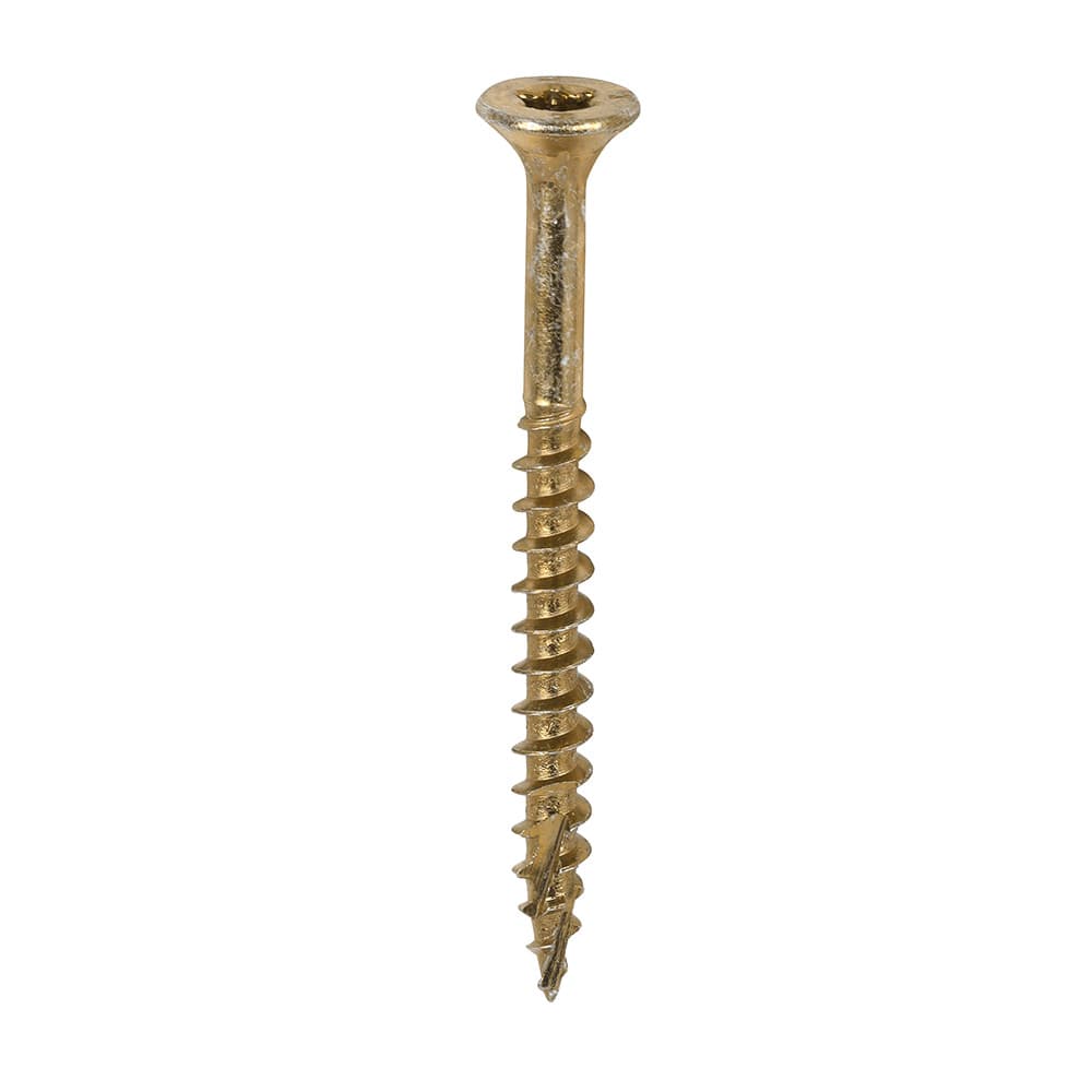 Timco 40045C2C C2 Clamp-Fix Multi-Purpose Premium Screws - Tx - Double Countersunk - Yellow 4.0 X 45 Box 200
