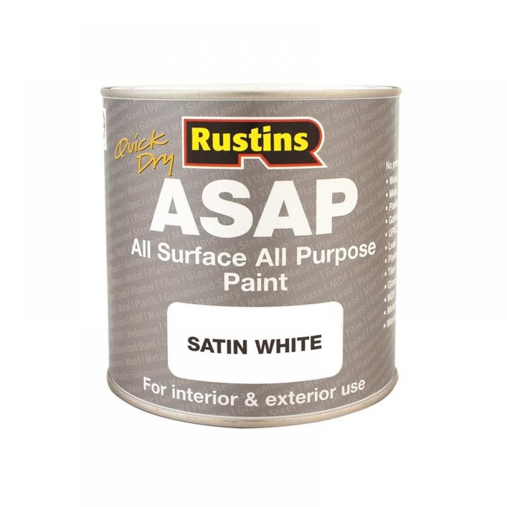 Rustins ASAPWH250 Asap Paint White 250Ml