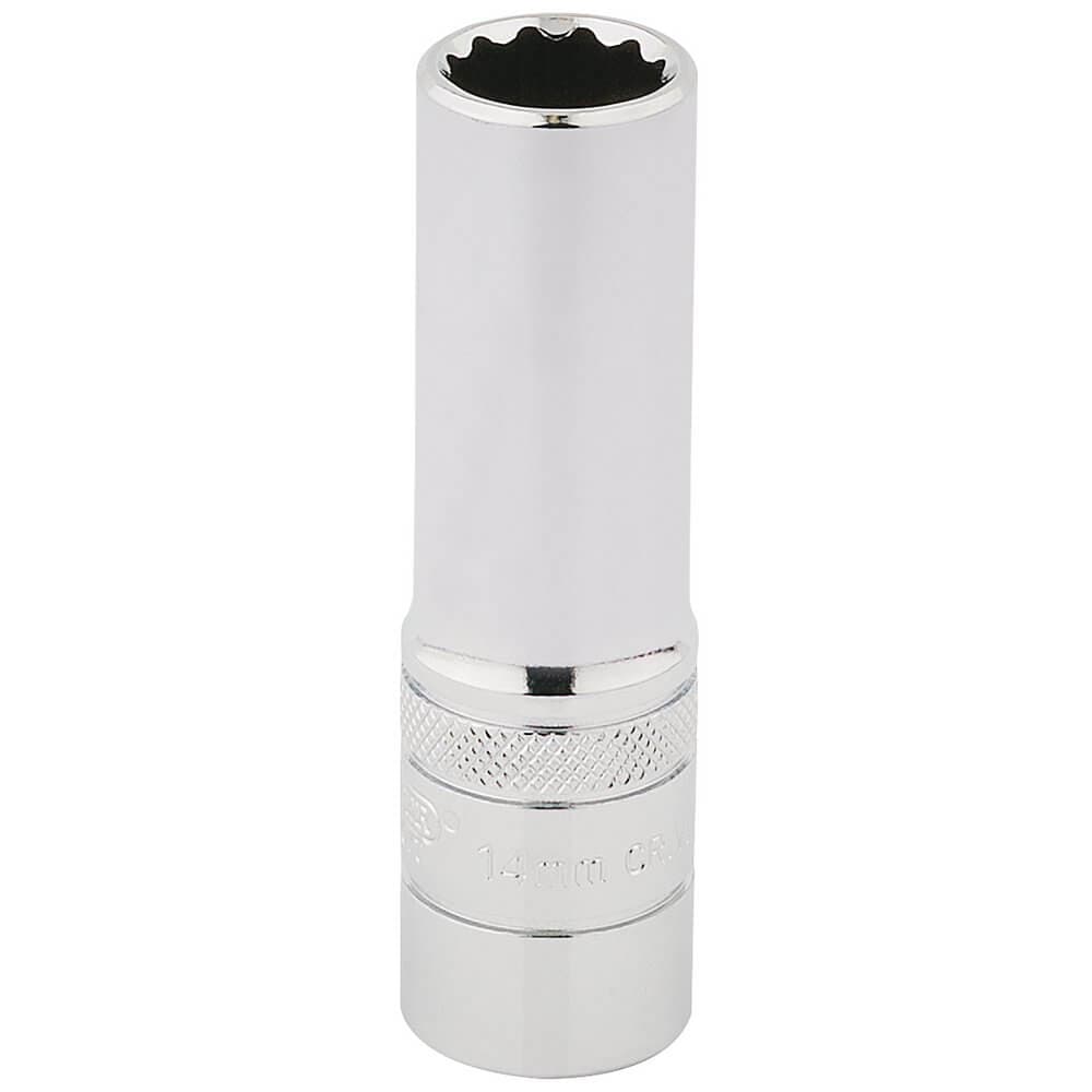 Draper Expert 33733 Hi-Torq® 12 Point Deep Socket 1/2in Sq. Dr. 14Mm each