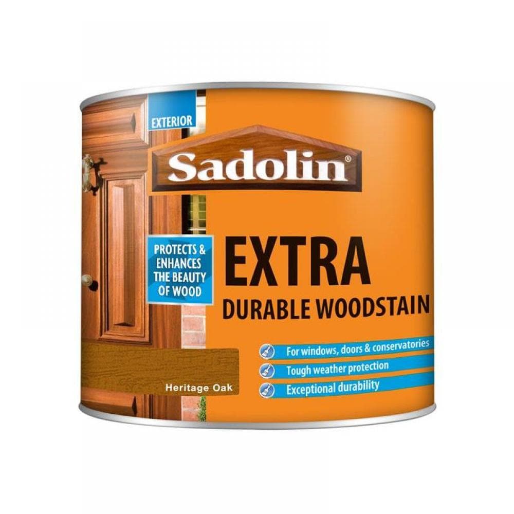 Sadolin 5090981 Extra Durable Woodstain Heritage Oak 500Ml