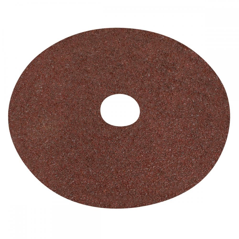 Sealey WSD524 Fibre Backed Disc Ø125Mm - 24Grit Pack Of 25