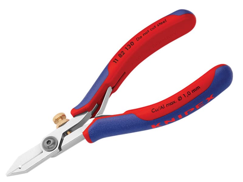 Knipex 11-82-130 Electronic Wire Stripping Shears 130Mm