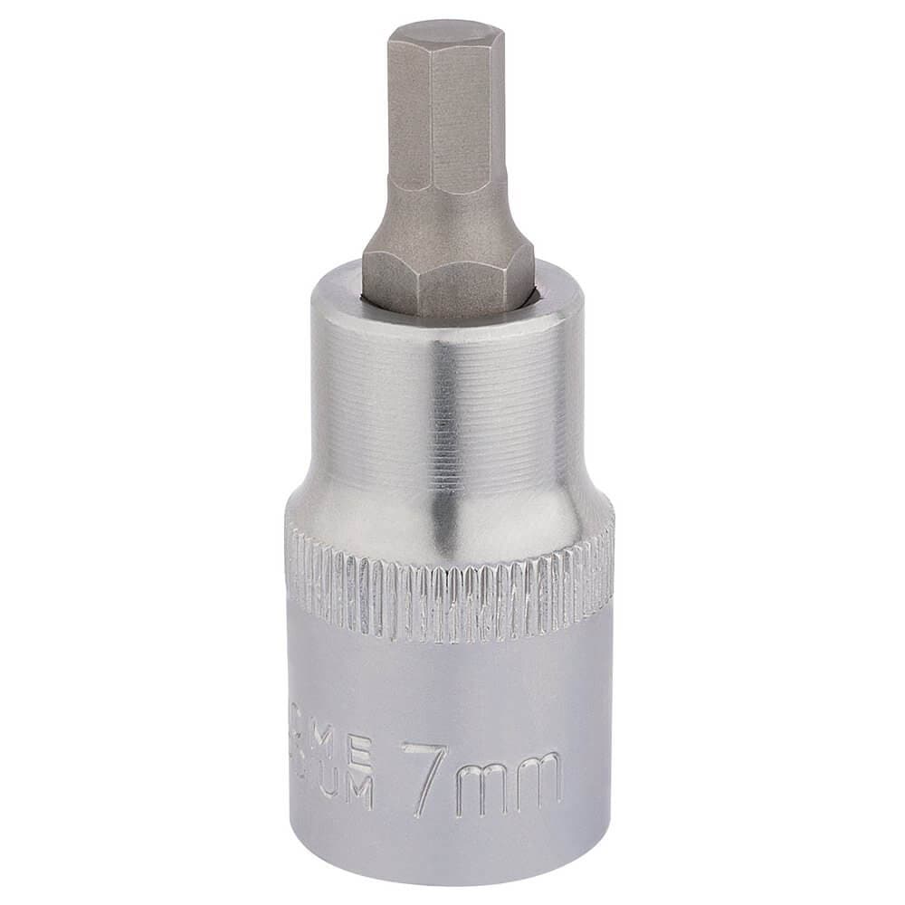 Draper Expert 16300 Hexagonal Socket Bits 1/2in Sq. Dr. 7Mm each