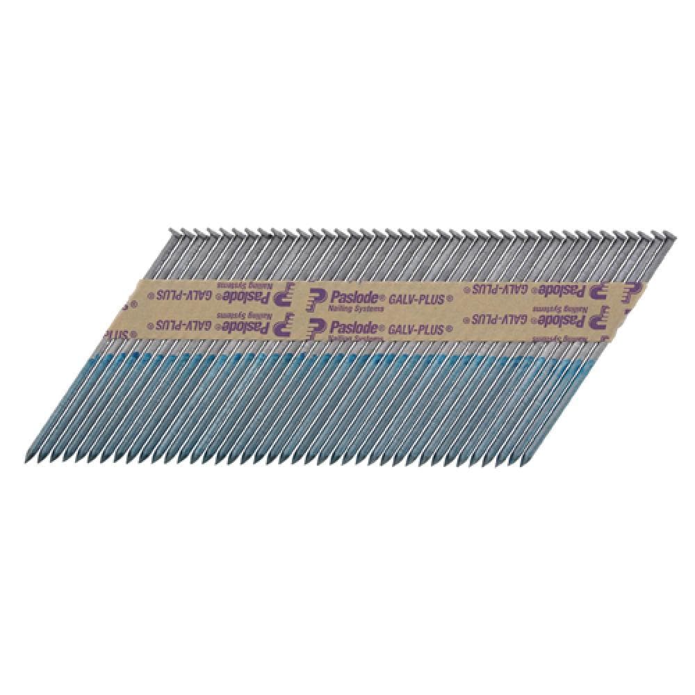 Paslode PAS141077 Im360Ci Nails & Fuel Cells Retail Pack - Plain Shank - Galvanised + - 141077 3.1 X 90/1Cfc