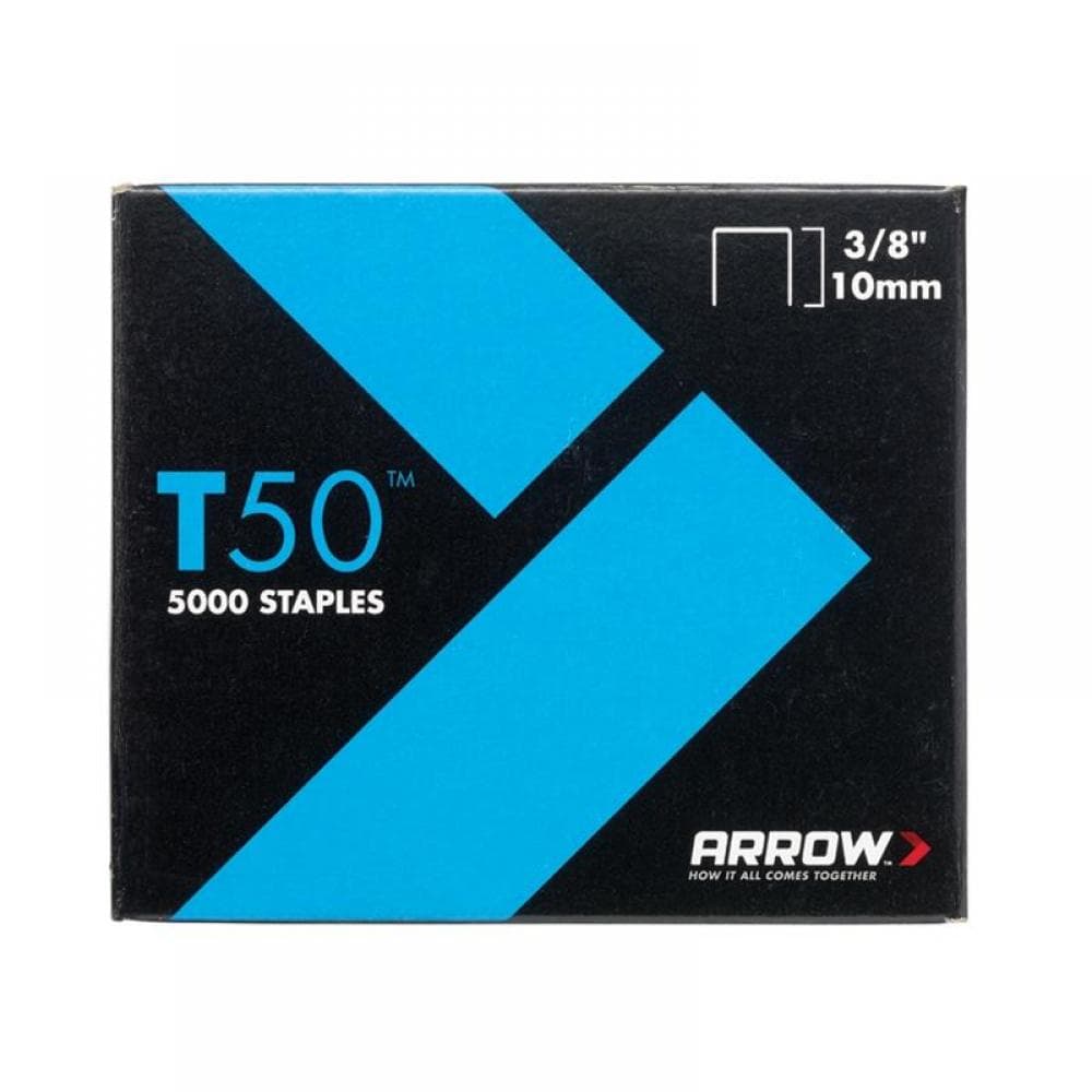 Arrow A506 T50 Staples 10Mm (3/8In) (Pack 5000 4 X 1250)