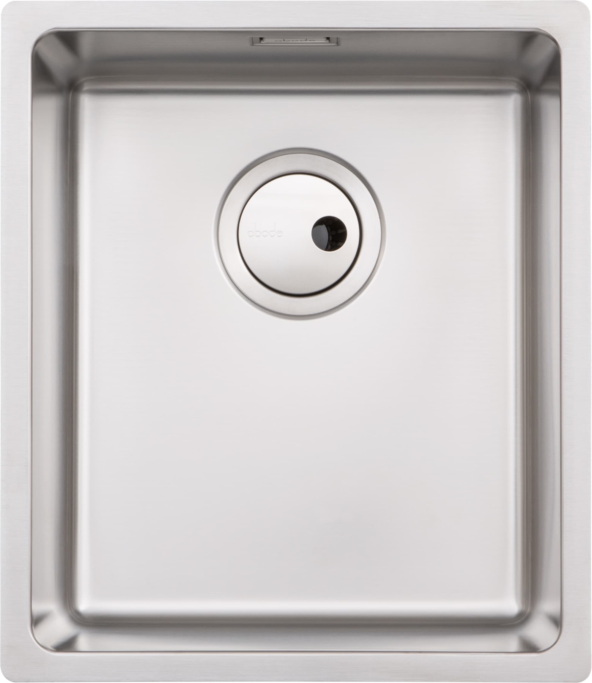 Abode Stainless Steel Matrix R15 1 Bowl Medium Undermount Versatile Kitchen Sink, 380x440x202mm