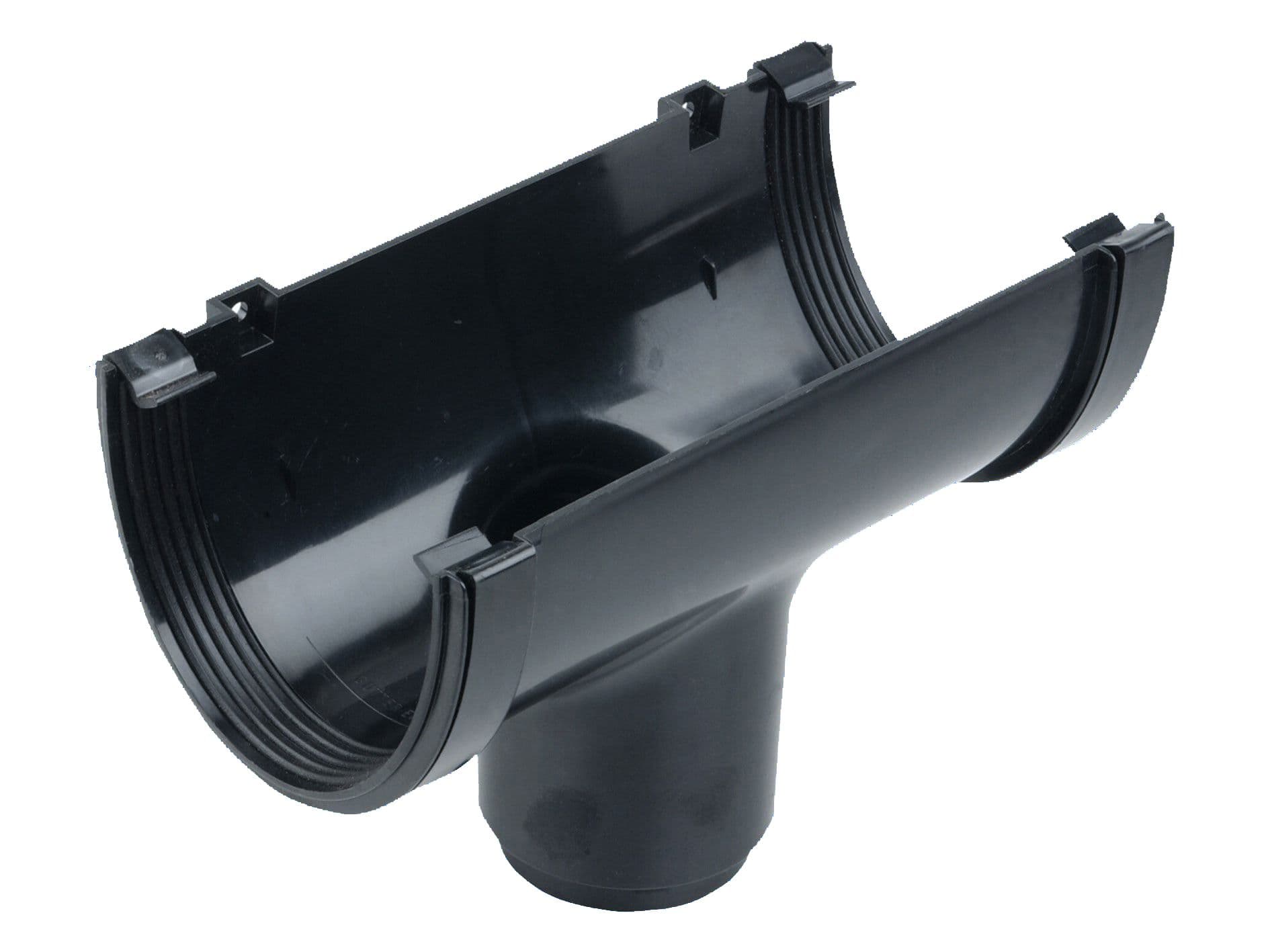 Wavin Osma DeepLine running outlet 113mm black 9T906B