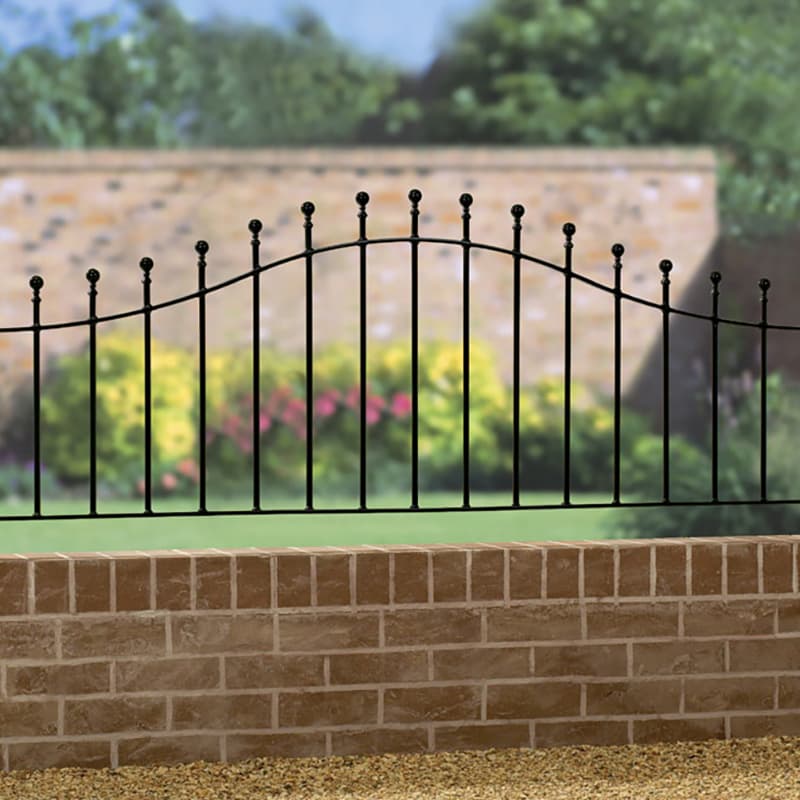 Manor Arched Metal Railing Panel 1830mm Gap x 625mm High