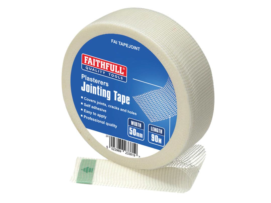 Faithfull PT1-50 Plasterer's Joint Tape 50mm x 90m FAITAPEJOINT