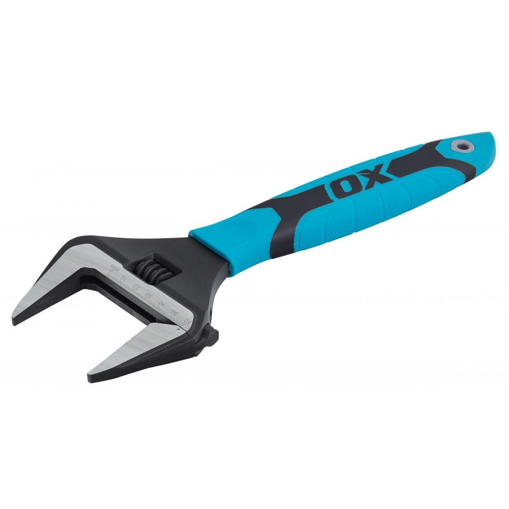 Ox Tools OX-P324612 Ox Pro Series Adjustable Wrench Extra Wide Jaw 12” (300Mm) EA