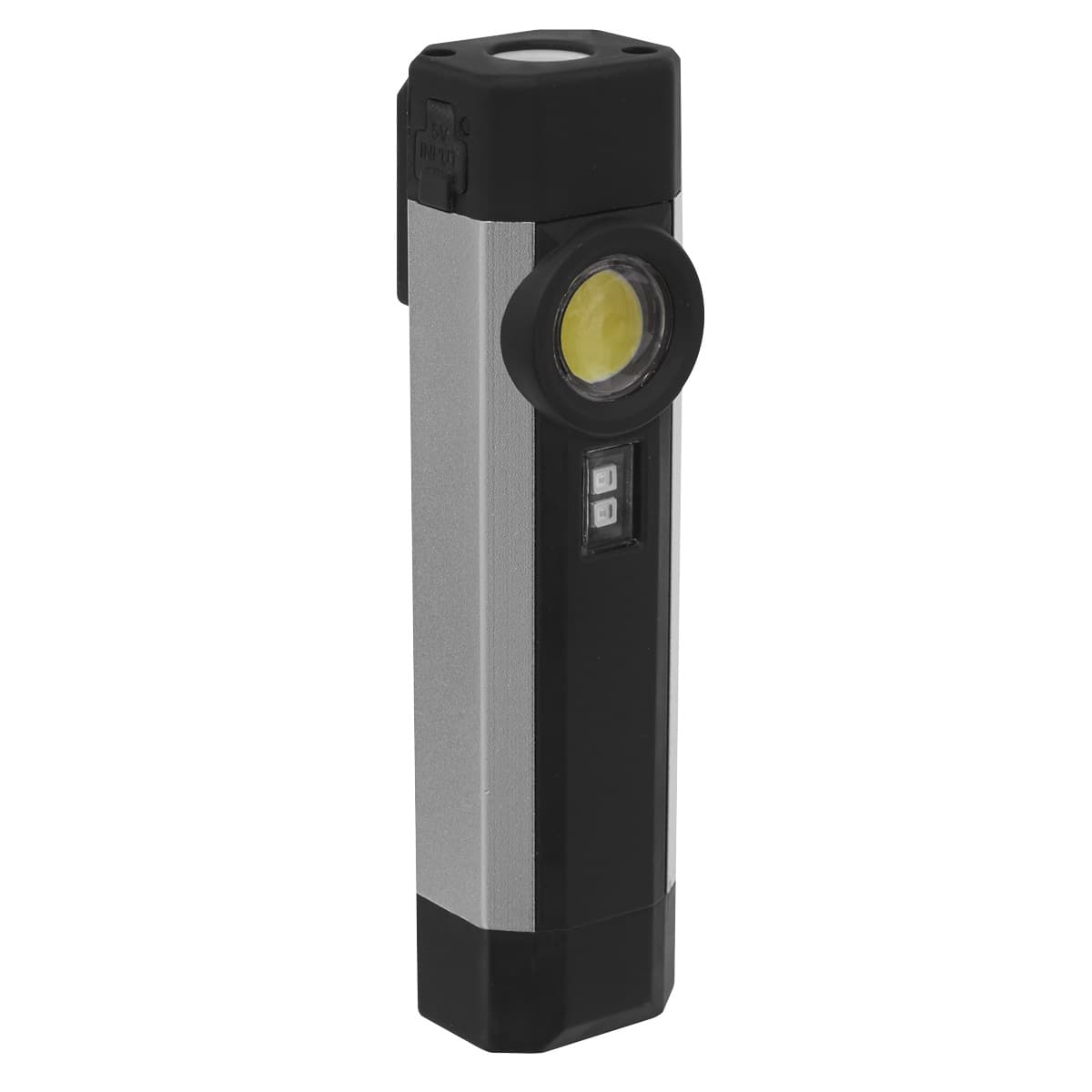 Sealey LED220UV Rechargeable Aluminium Pocket Light With Uv 3W Cob & 1W Smd Led