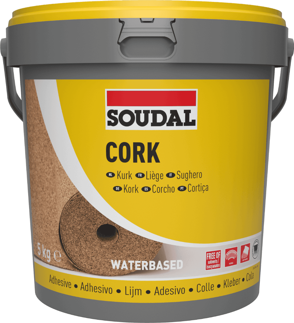 Soudal Cork Adhesive Brown 5Kg 100015