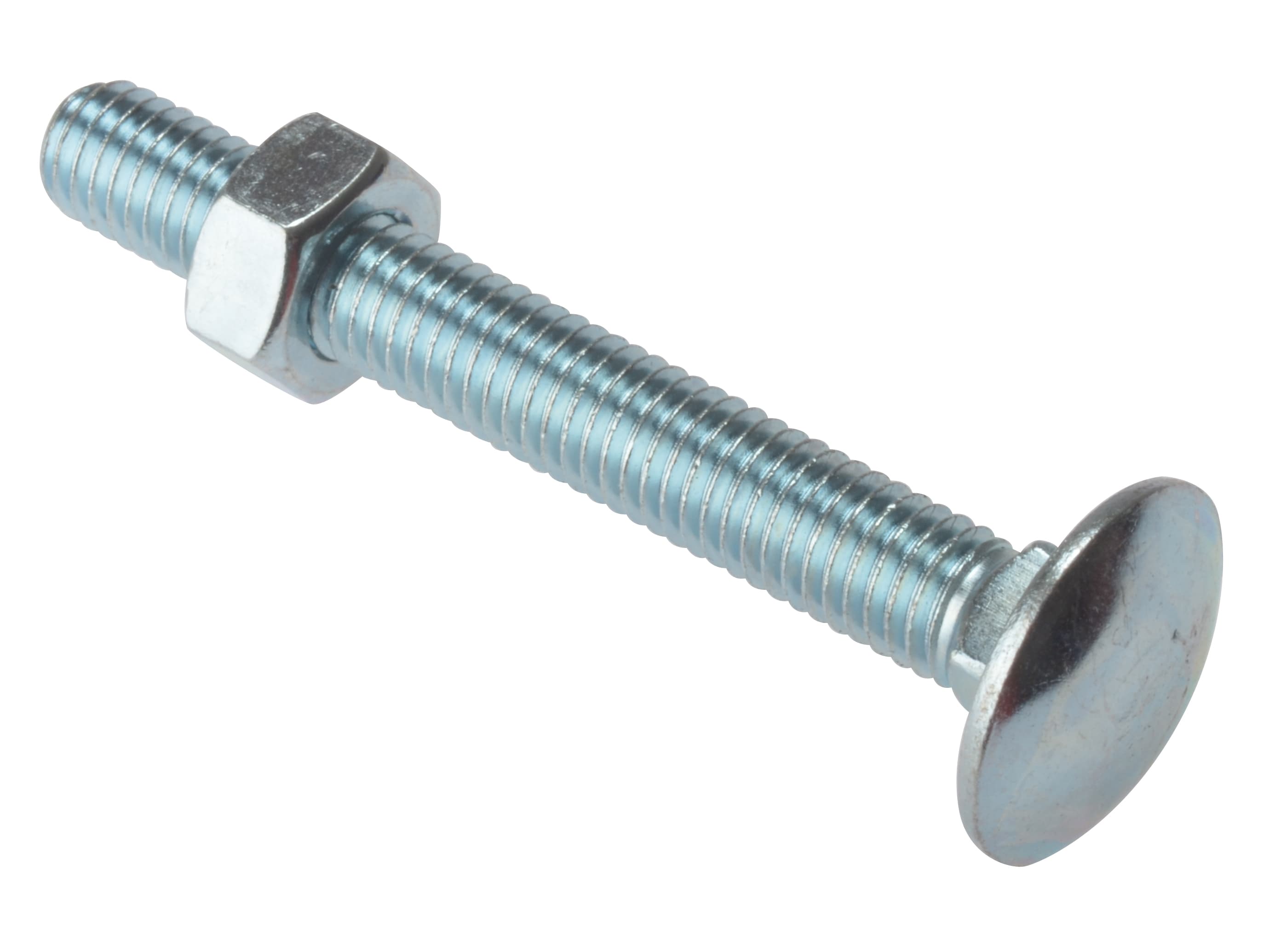 Timbermate Carriage Bolts | M10 X 35Mm | Zinc Plated | Box 100 TIMCB1035Z