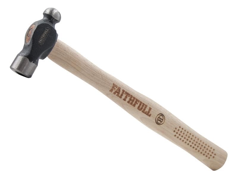 Faithfull 60411389 Fsc Hickory Ball Pein Hammer 113G (4Oz)