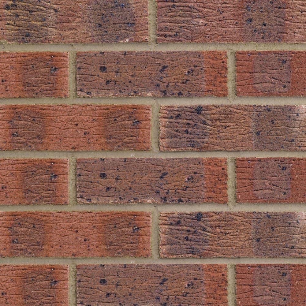 London Brick Company Claydon Red Multi Facing Brick 65mm | Pack of 390