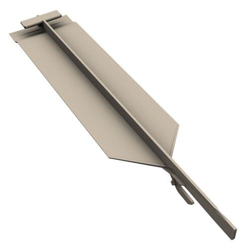 Foresta Wood Effect Cladding Invisible Joiner Piece - Quartz Grey