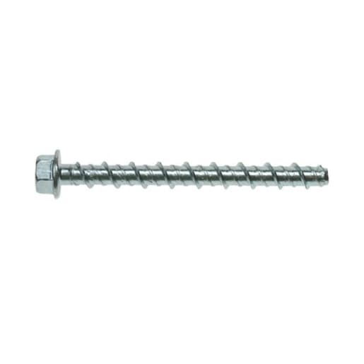 4TRADE Anchor Bolt Hexagon Flange Head M8 x 100 Zinc Clear Pass PK10