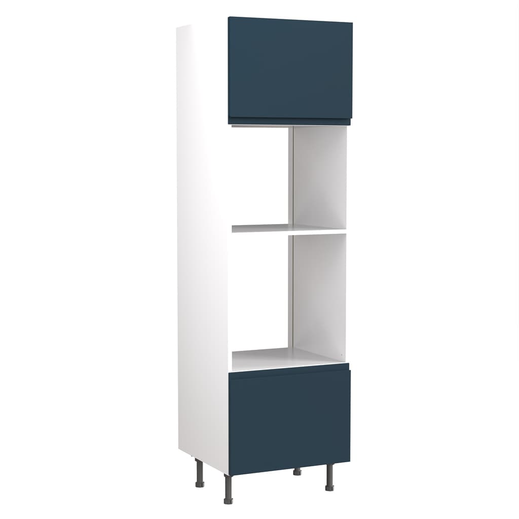 Flatpack Oven & Microwave Housing J-Pull Shaker Ultra Matt Indigo Blue