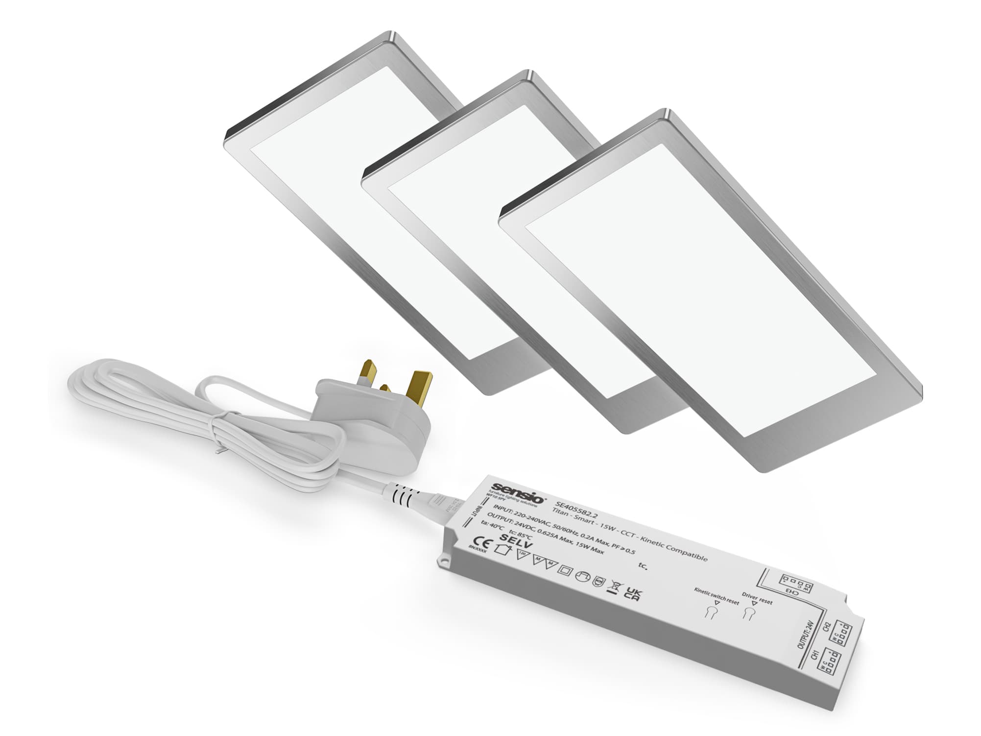 Sensio SE11590PSK3 Neo Under Cabinet 3 Light Kit Correlated Colour Temperature